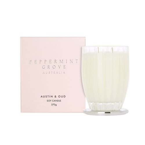 Peppermint Grove Austin and Oud Soy Candle