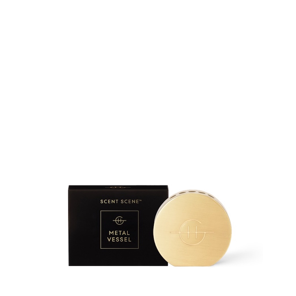 Glasshouse Scent Scene Gold Metal Vessel