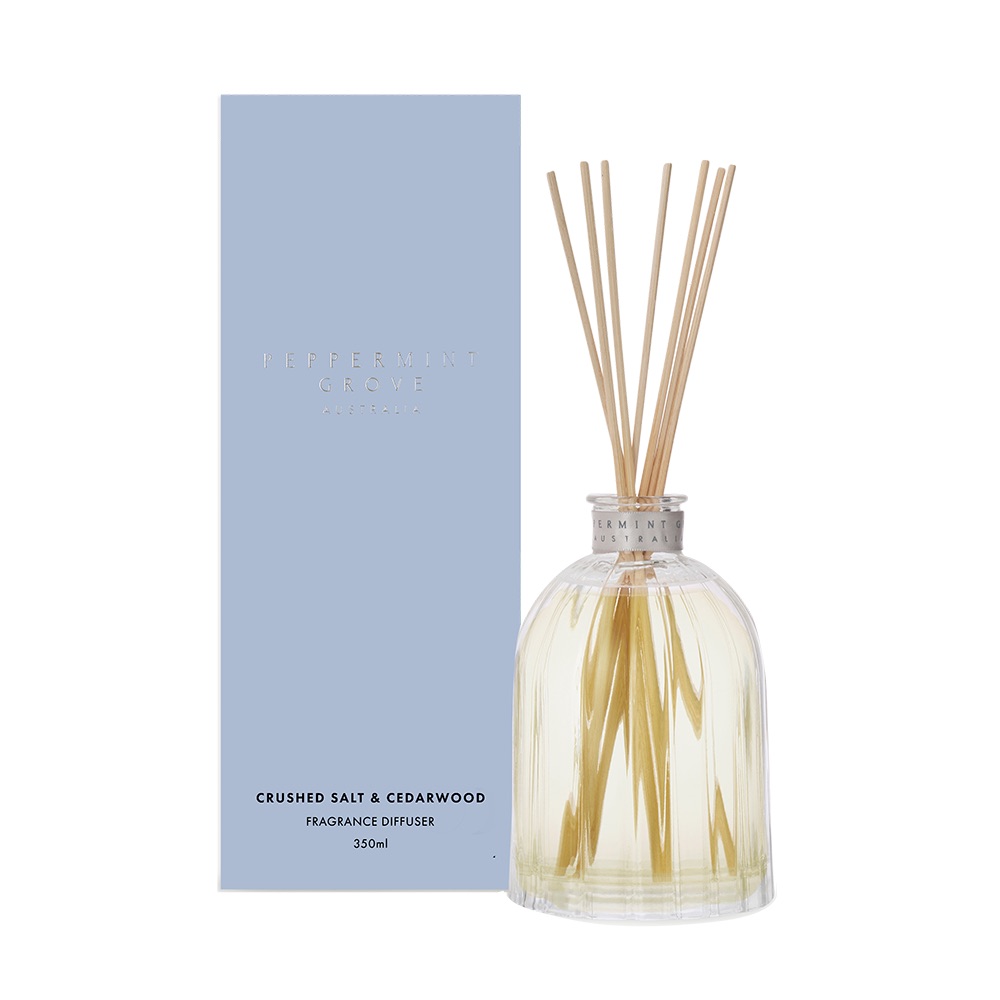 Peppermint Grove Crushed Salt and Cedarwood Reed Diffuser