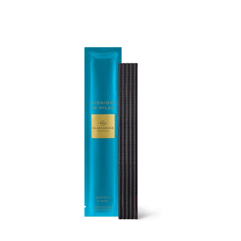 Glasshouse Mightnight in Milan Scent Stem Refill