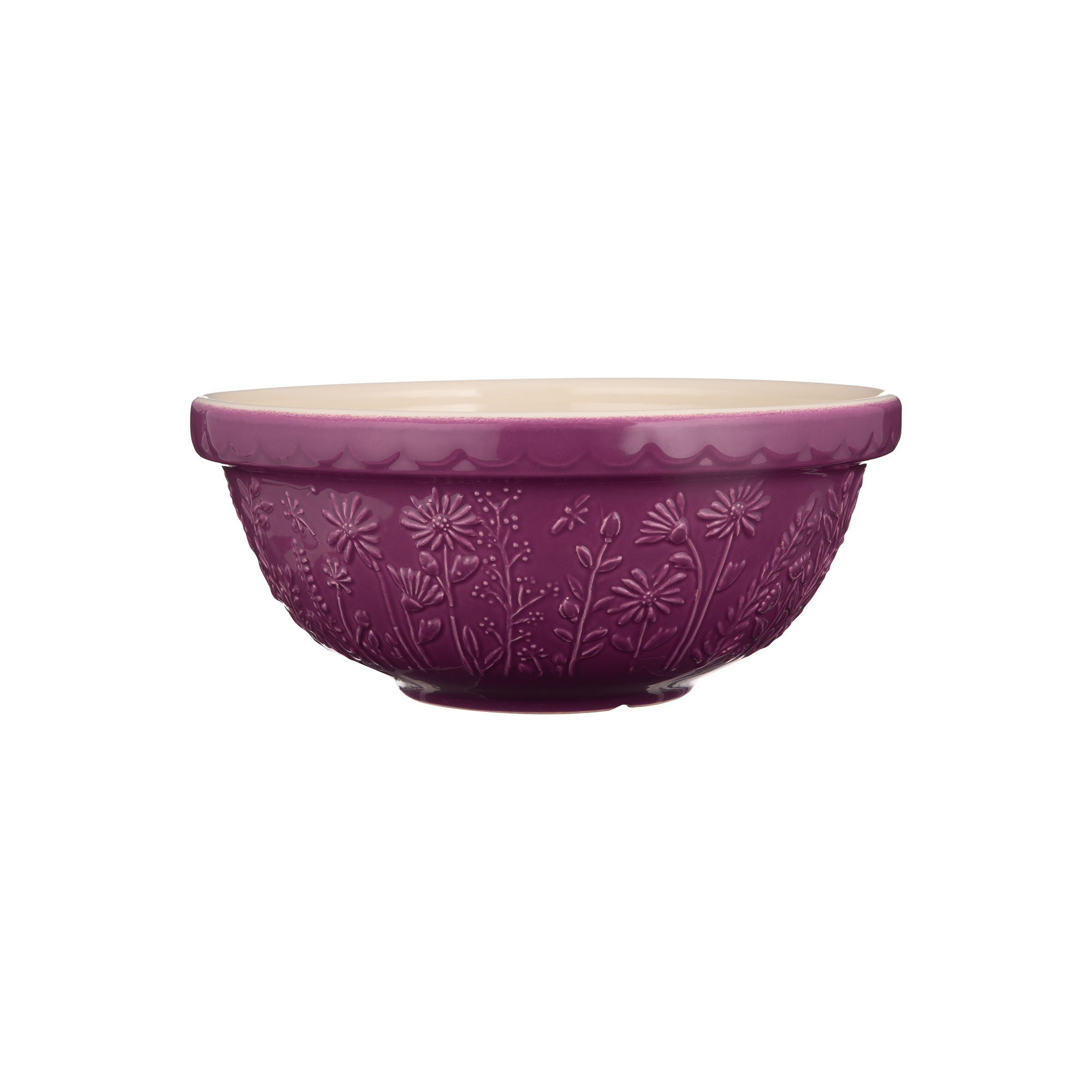 Mason Cash 'In the Meadow' Purple Daisy Mixing Bowl - Image 2