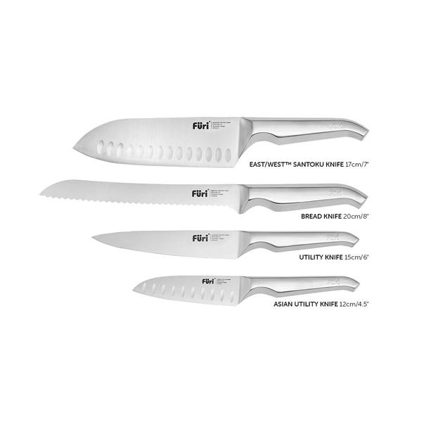 Furi Stone Knife Block Terrazzo 5 Piece - Image 2