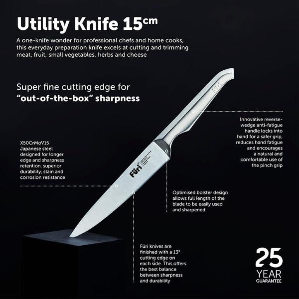Furi Pro Utility Knife 15cm - Image 2