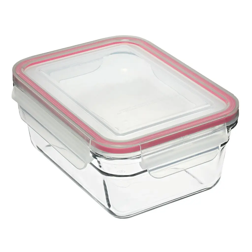 Rectangular oven safe glass container 970ml