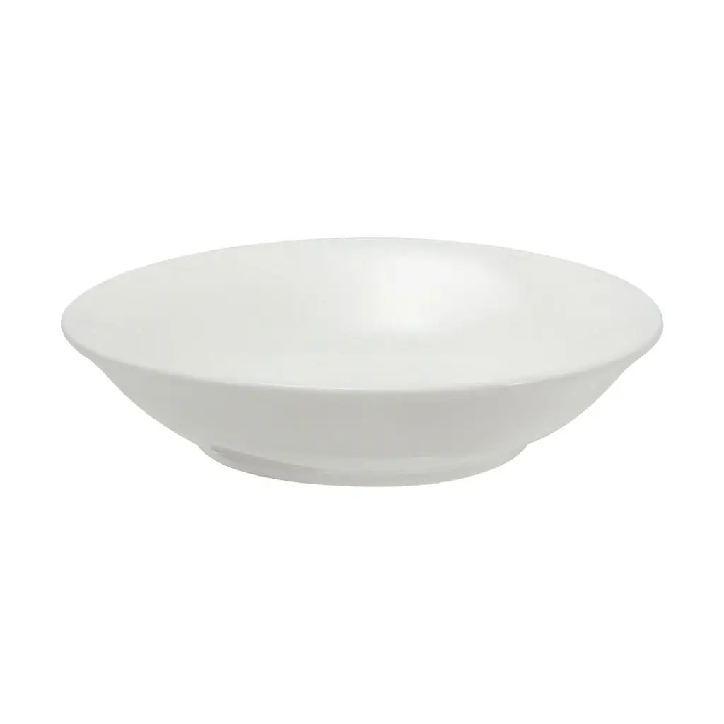 round sauce dish from side
