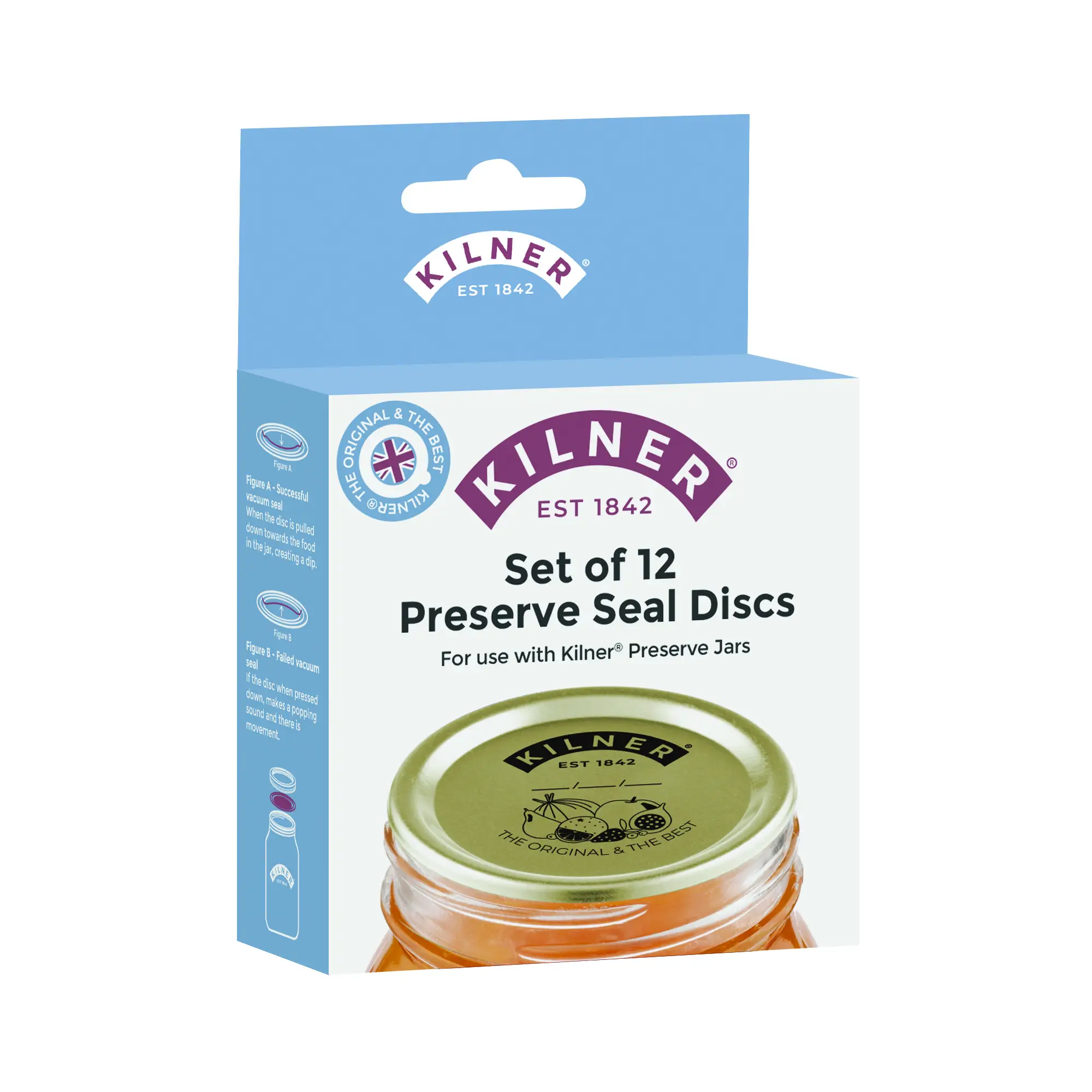 set of 12 preserve seal discs