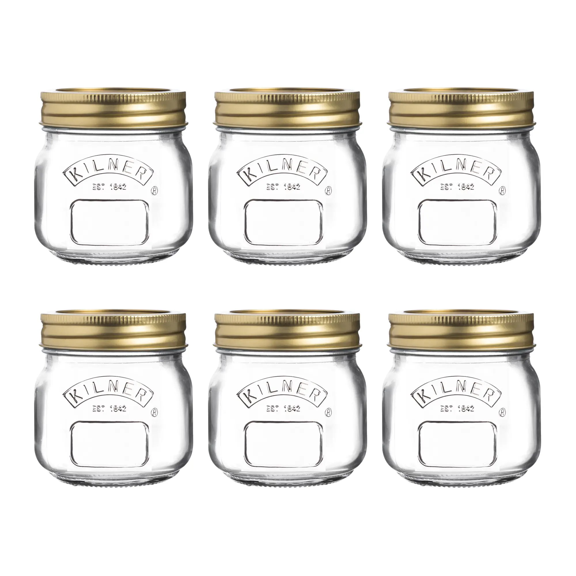 250ml set of 6 preserving jars