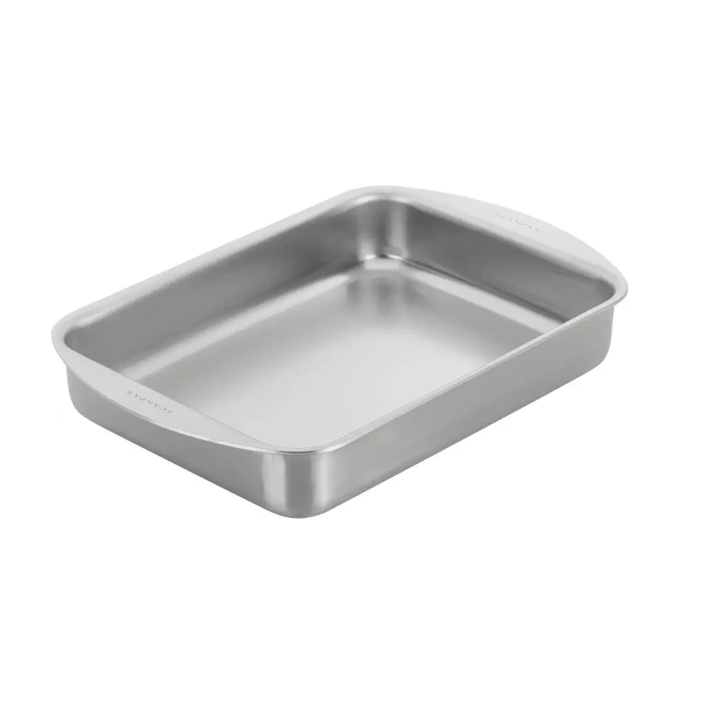 small elektra stainless steel roasting dish