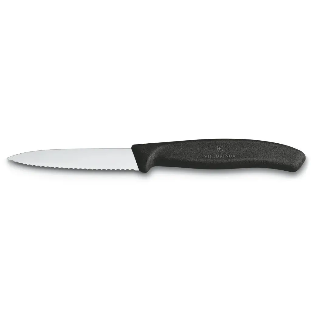 8cm Paring Knife with pointed tip and wavy edge