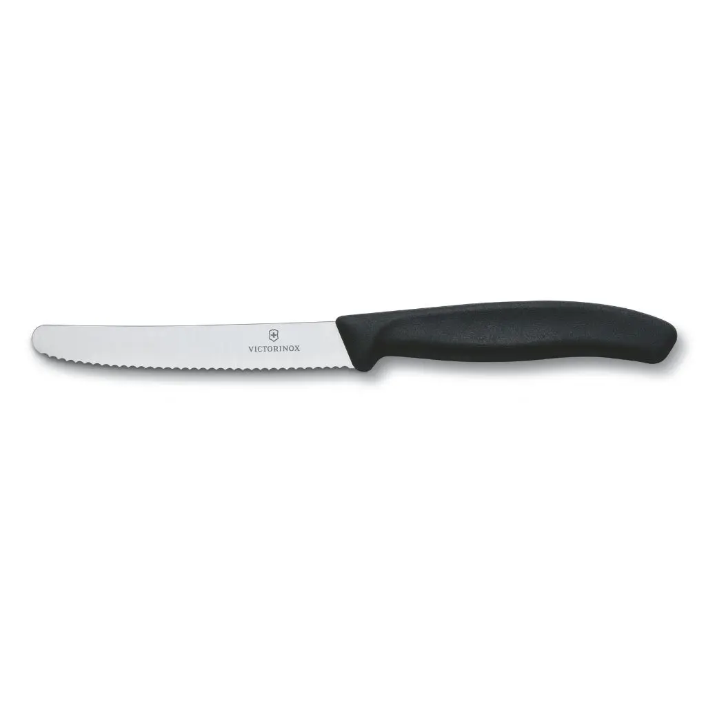 black steak knife